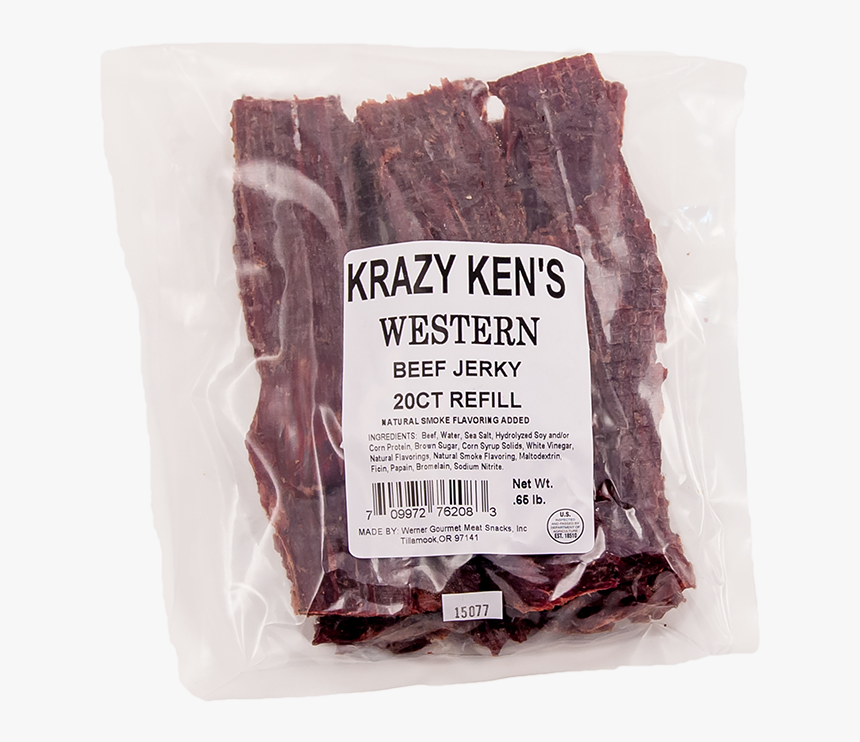 Krazy Ken S Western Beef Jerky 
 Class - Flat Iron Steak, HD Png Download