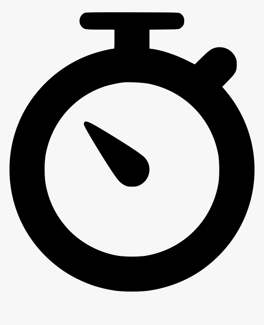 Stopwatch Alarm Speed Sport Time Clock Watch - Lap Icon, HD Png Download