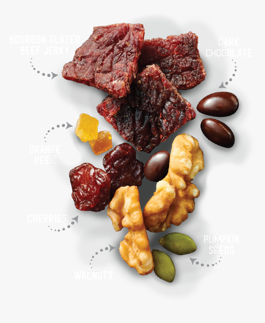 Bourbon Cherrieswalnuts Edit Photography Withcallout - Bakkwa, HD Png Download