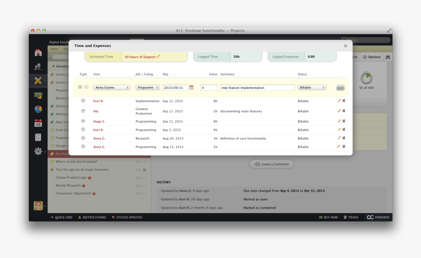 Activecollab Time Tracking, HD Png Download