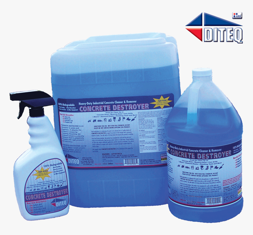 Foaming Concrete Destroyer 5 Gallons - Diteq, HD Png Download