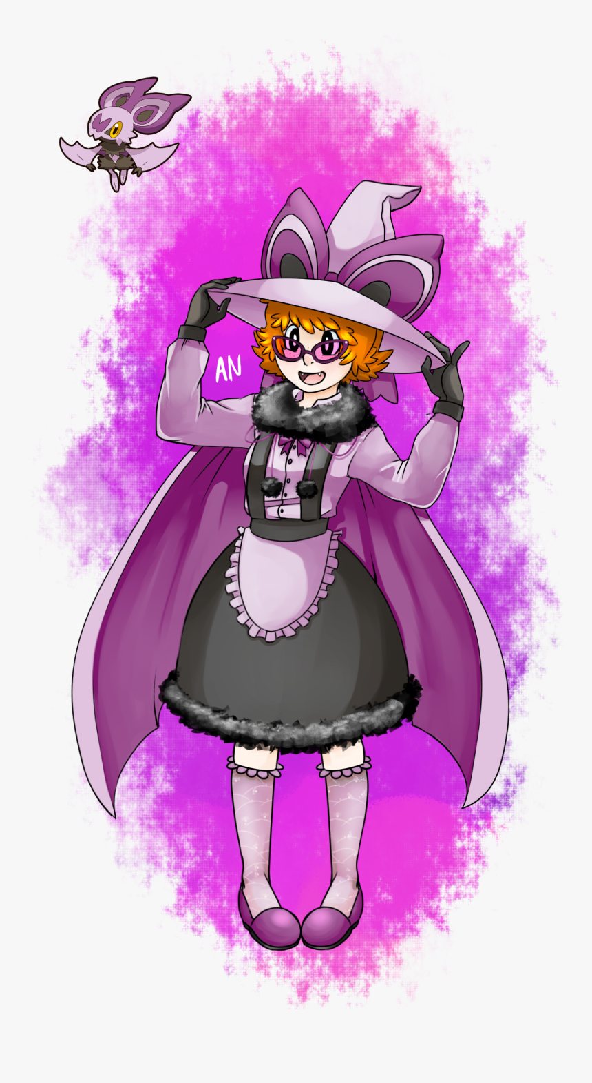 Noibat And Noivern Was When I Changed The Art Style - Cartoon, HD Png Download