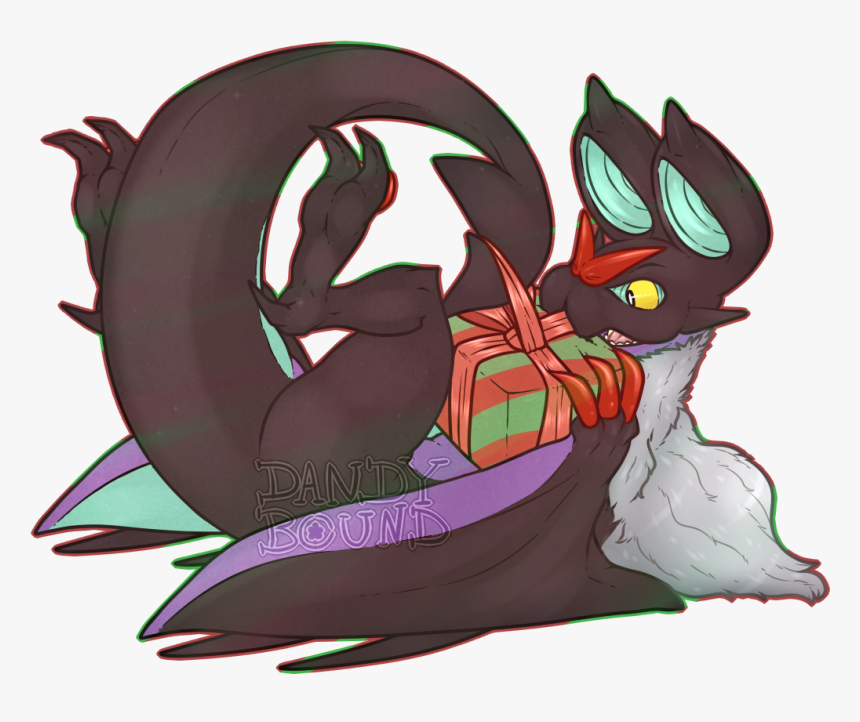 Noivern Presents - Noivern Christmas, HD Png Download