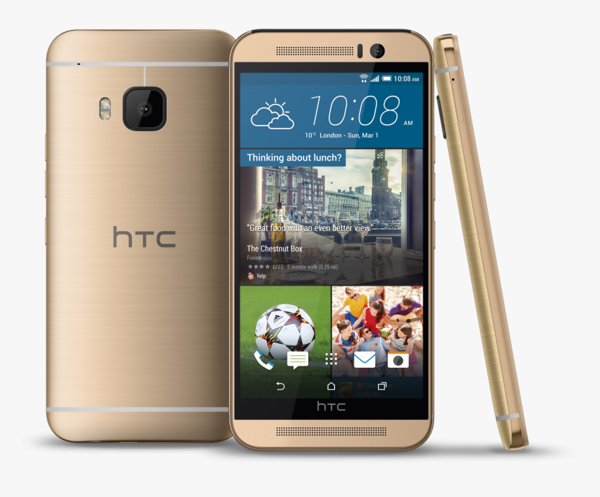 The All-new Htc One M9 Revealed - Htc M9 Gold, HD Png Download