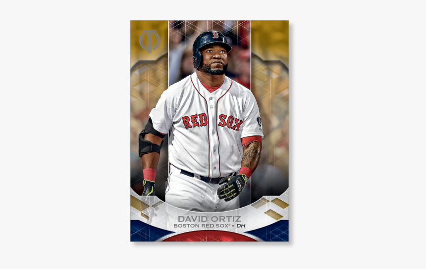David Ortiz 2019 Topps Tribute Base Cards Poster Gold - Baseball Player, HD Png Download