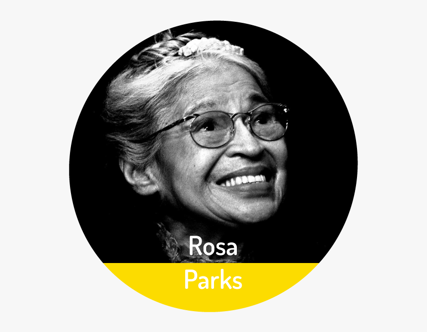 Mujeres Con Valor - Rosa Parks Black And White, HD Png Download