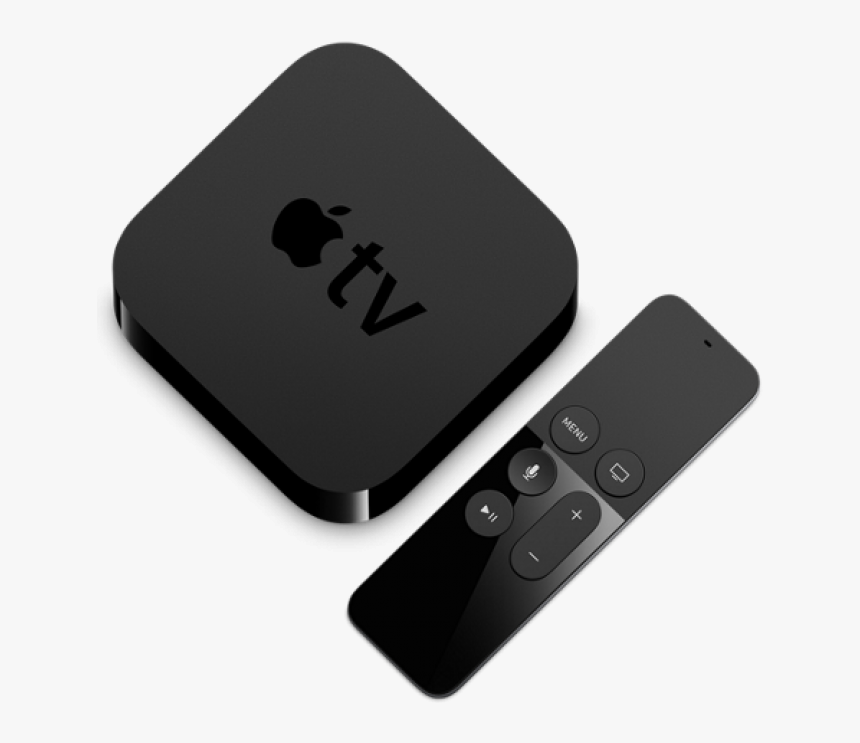 Apple Tv And Remote, HD Png Download