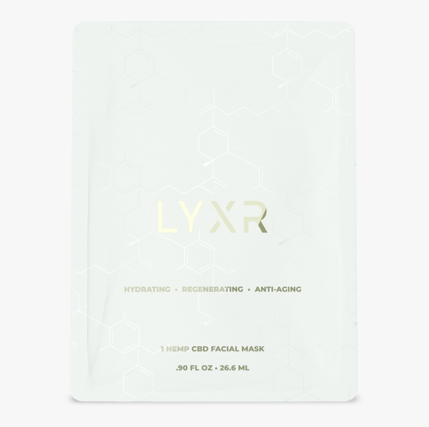 Lyxr Cbd Sheet Mask 
 Class Lazyload Blur Up 
 Data, HD Png Download