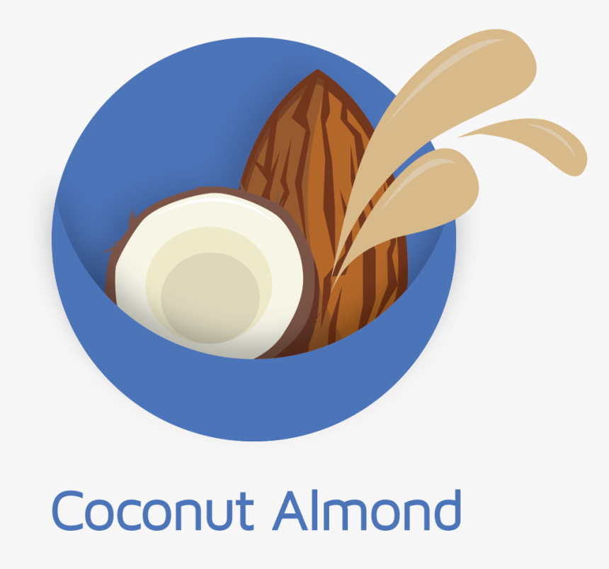 Coconut Almond Icon, HD Png Download