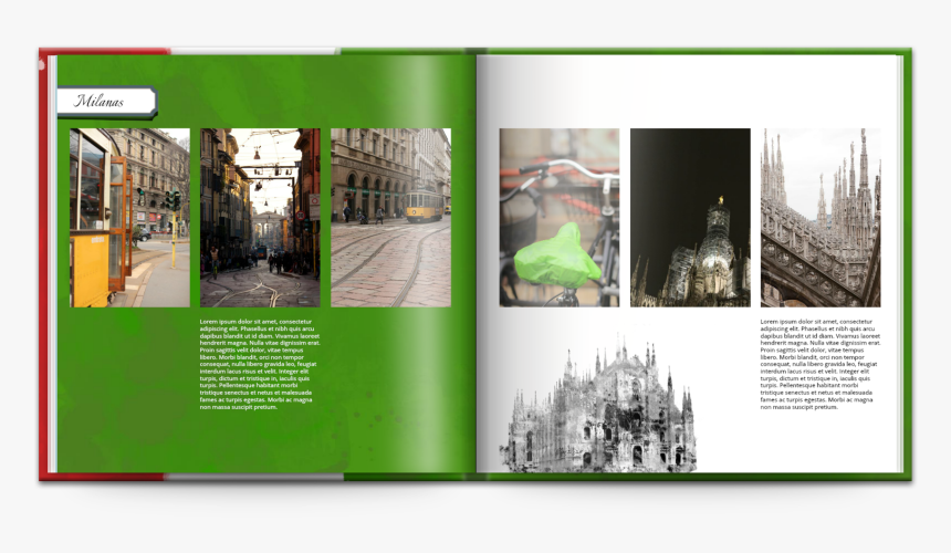 Free Travel Photobook Template, HD Png Download