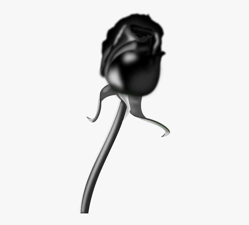 Rosa Negra Svg Clip Arts - Animated Black Rose Png, Transparent Png