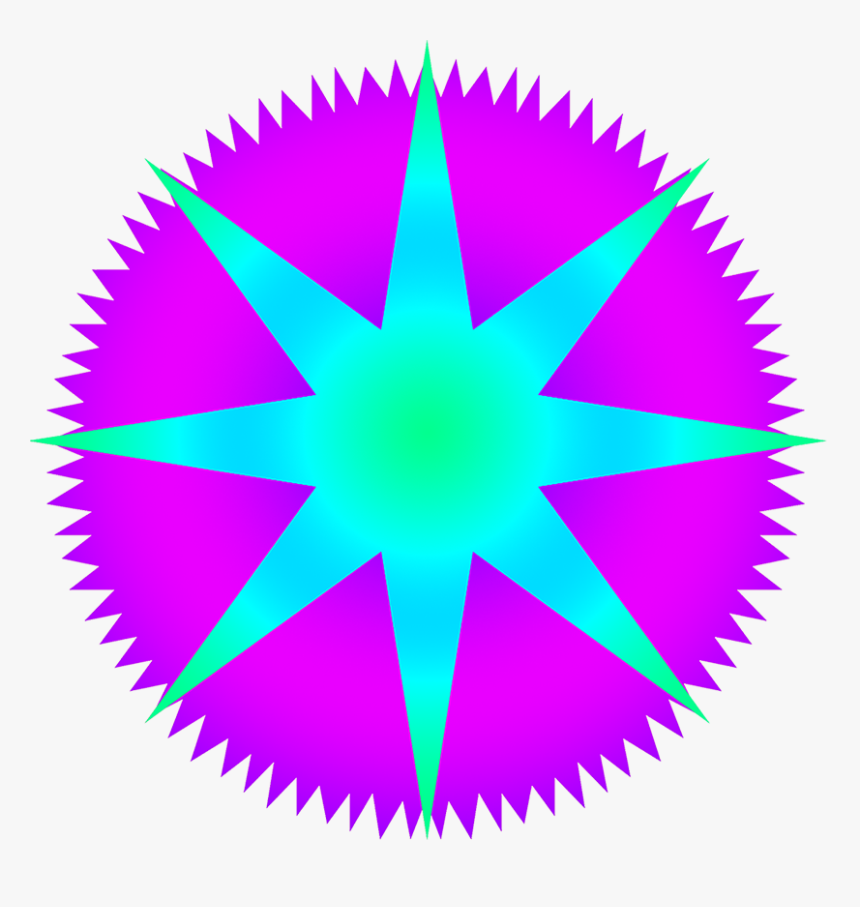 Blue Purple Star Image - Milk Chocolate Label, HD Png Download