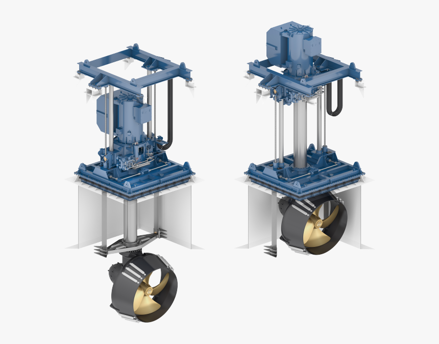 Wärtsilä Retractable Thruster - Wartsila Retractable Thruster, HD Png Download