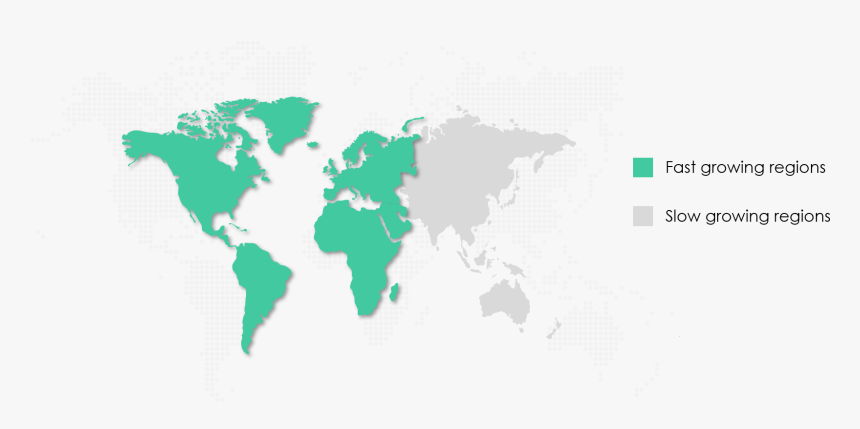 Condiments Market Share By Region - Bubble Tea World Market, HD Png Download