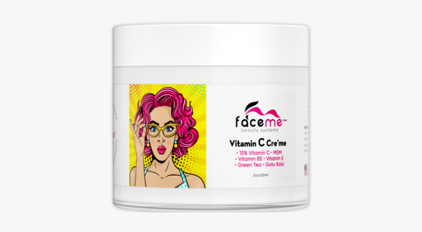 Face Me Vitamin C Creme 15% - Girl, HD Png Download