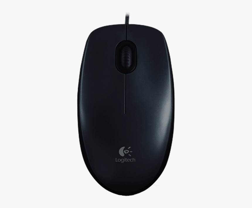 Logitech B100 Optical Mouse Usb Black, HD Png Download