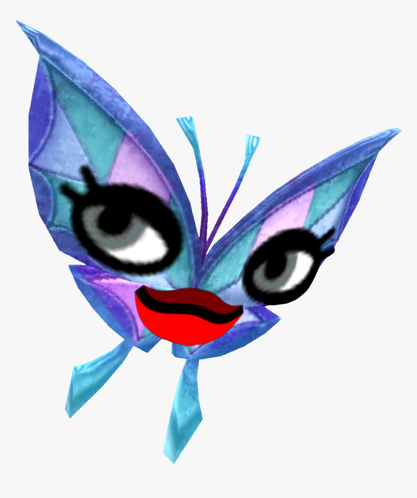 The Land Where Miis Gather - Miitopia Butterfly, HD Png Download