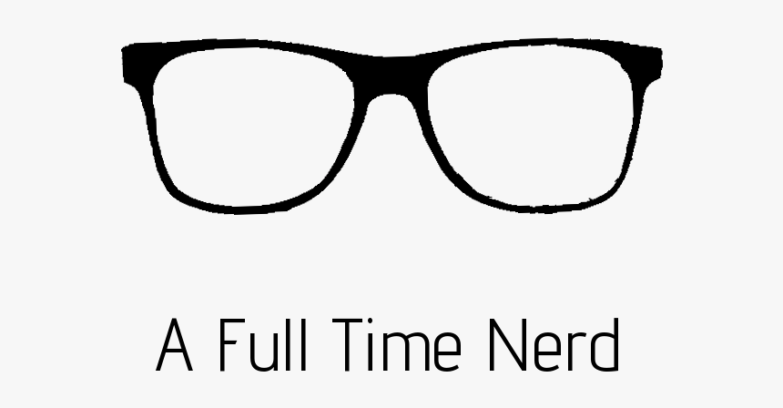 A Full Time Nerd - Line Art, HD Png Download