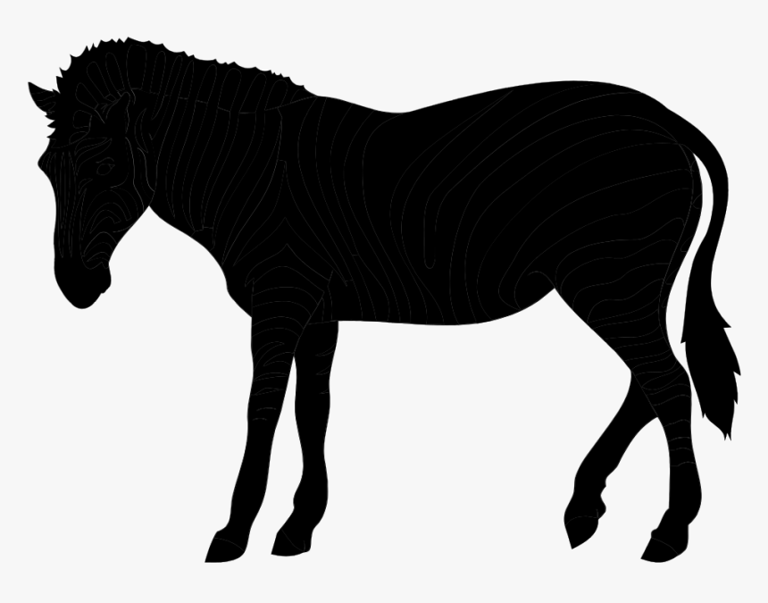 Clip Art Donkey Mule Openclipart Vector Graphics - Mane, HD Png Download