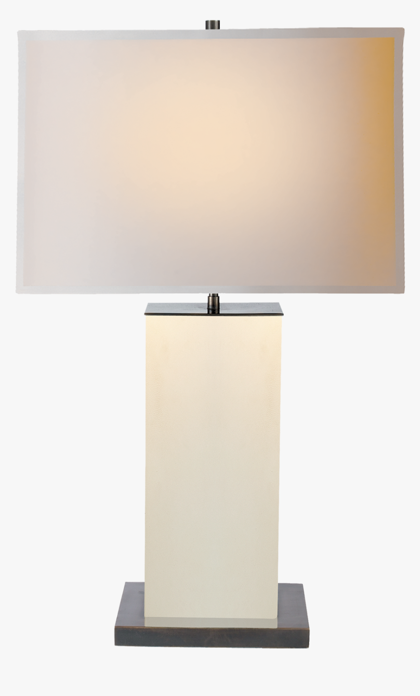 Dixon Tall Table Lamp In Parchment Leather With Natural - Visual Comfort Dixon Lamp, HD Png Download