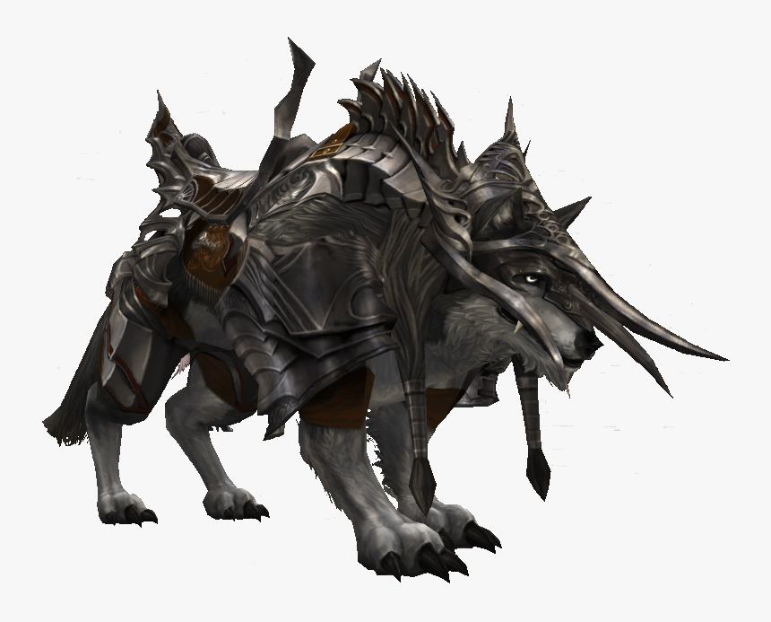 Sawa The Huntress - Dire Wolf In Armor, HD Png Download