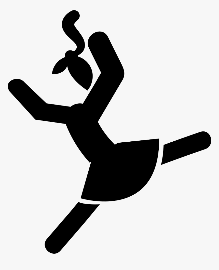 Dancer Girl Comments - Girl Icon Png Dance, Transparent Png
