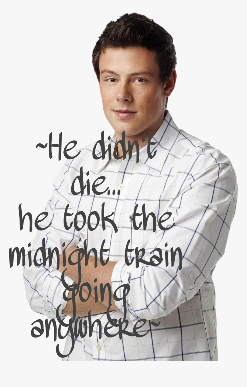 #corymonteith - Finn From Glee, HD Png Download