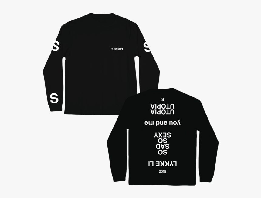 Utopia Black Longsleeve - Lykke Li So Sad So Sexy T Shirt, HD Png Download