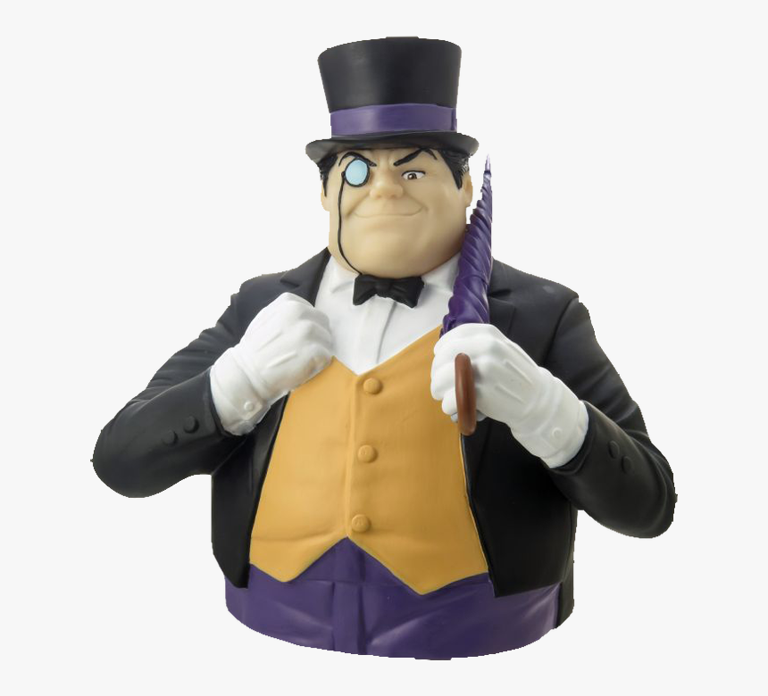 Penguin Bust Bank - Penguin, HD Png Download