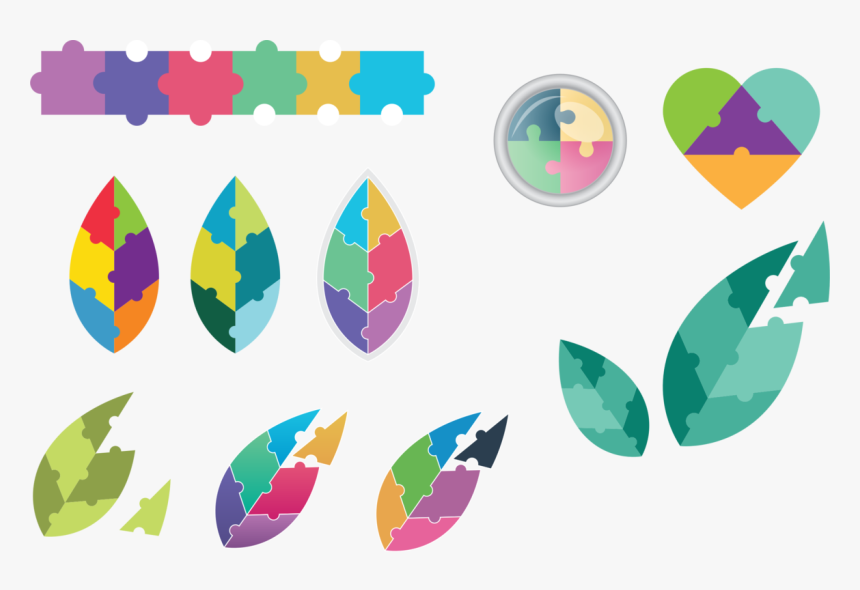 Petal,leaf,line - Puzzle Pieces, HD Png Download