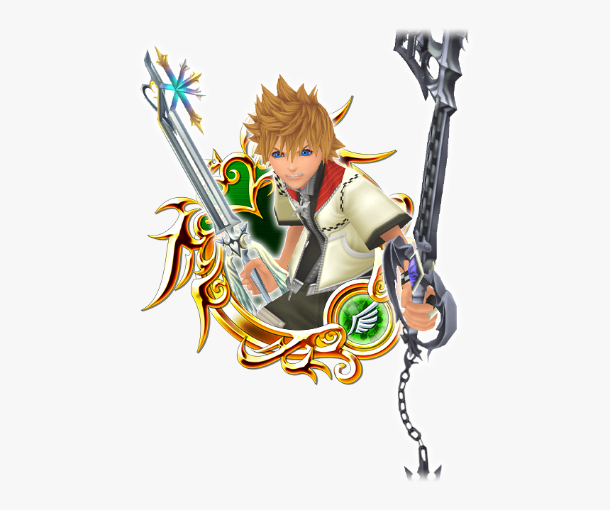 Casual Roxas - Stained Glass Medals Khux, HD Png Download