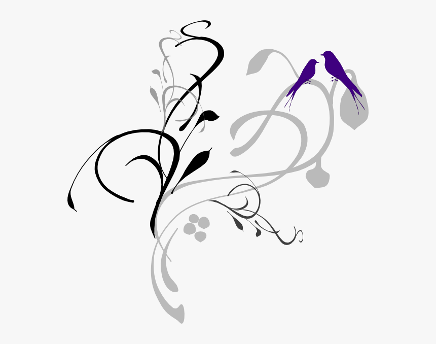 Birds On A Branch Svg Clip Arts, HD Png Download