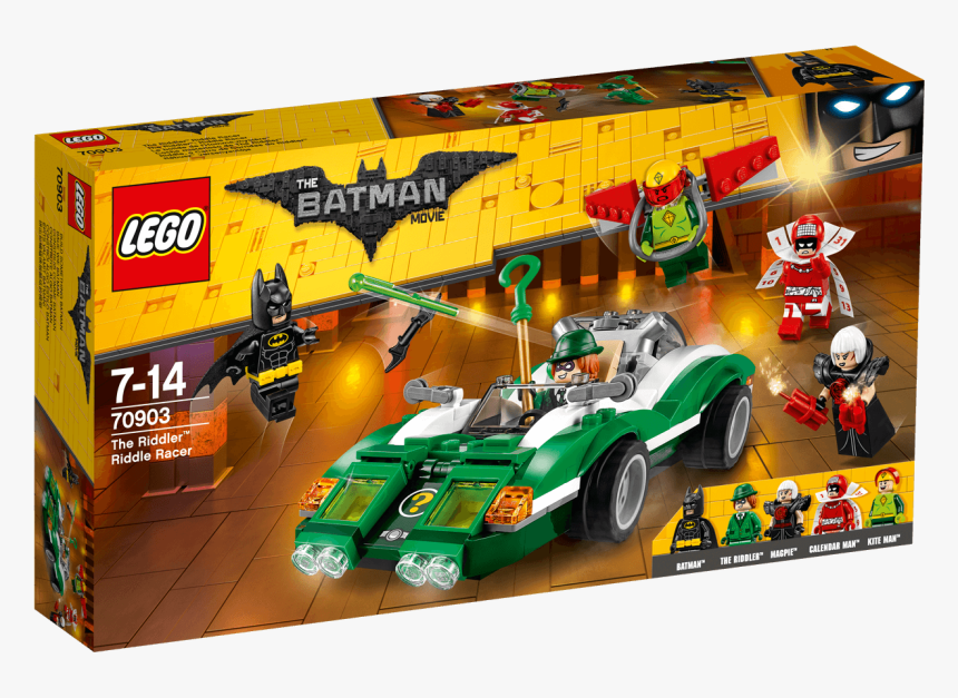 The Riddler Riddle Racer - Lego Batman Movie Sets 2017, HD Png Download