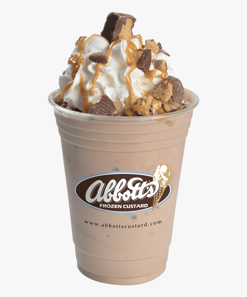 Abbotts Peanut Butter Shake - Abbotts Frozen Custard, HD Png Download