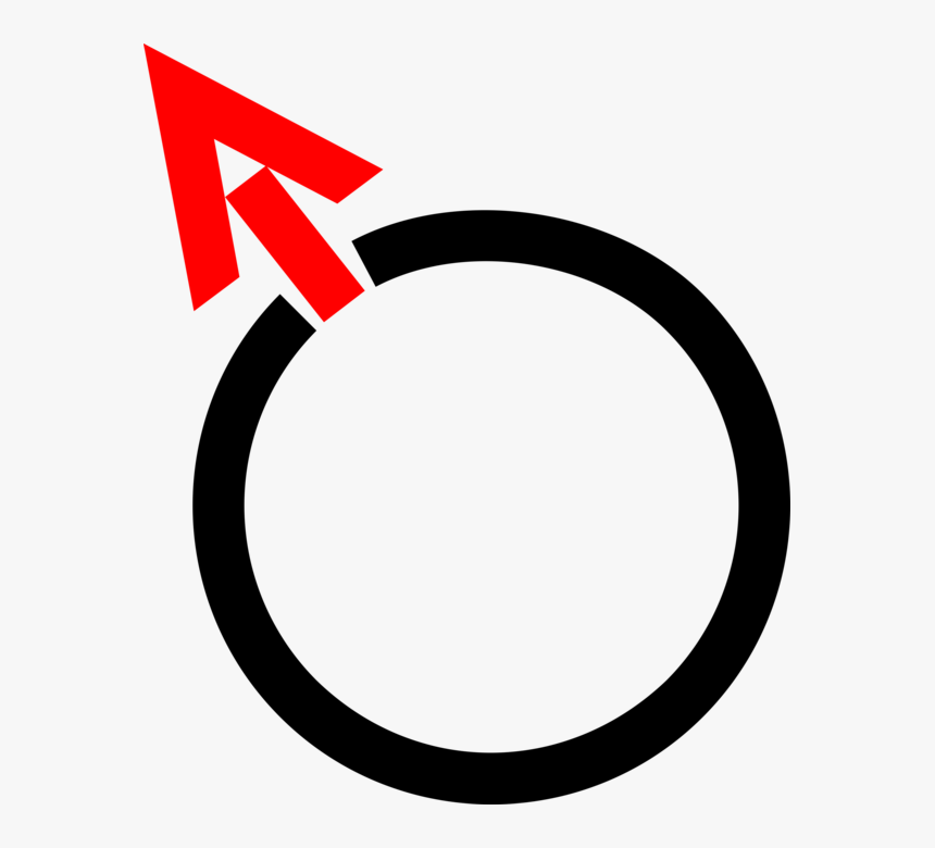 Vector Illustration Of Male Sex Gender Mars Symbol, HD Png Download