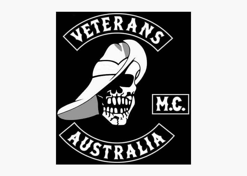 Veterans Mc Australia Backpatch - Veterans Mc Australia Logo, HD Png Download