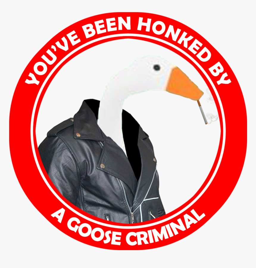 Honk Goose Criminals 
 Title Honk Goose Criminals - Goose, HD Png Download