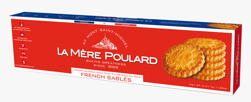 - La Mere Poulard Sable , Png Download - French Biscuits, Transparent Png