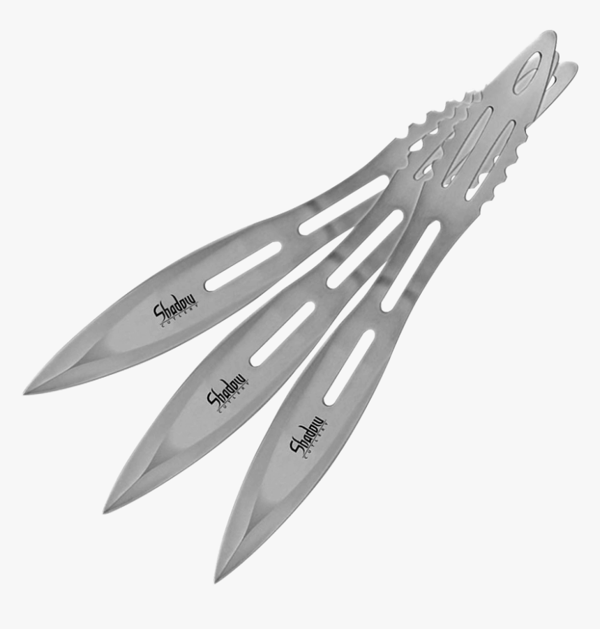 Silver Hornet Throwing Knife Set - Hunting Knife, HD Png Download