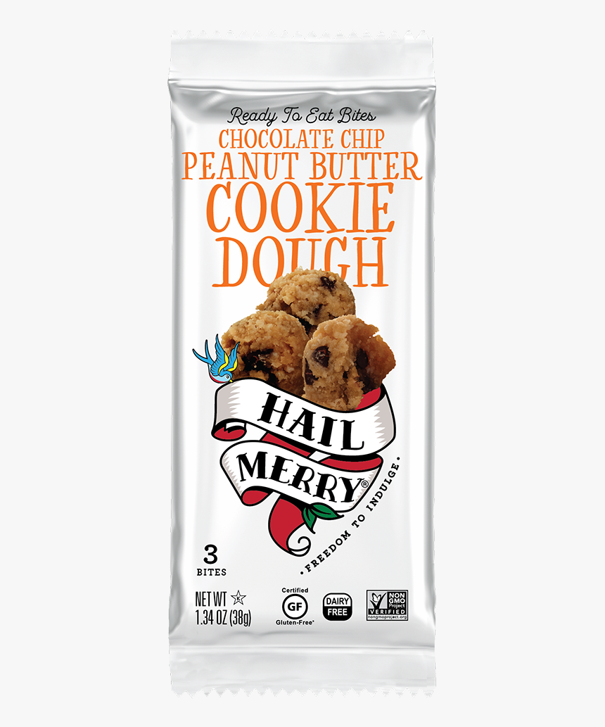 Hail Merry Chocolate Chip Cookie Dough Bites, HD Png Download
