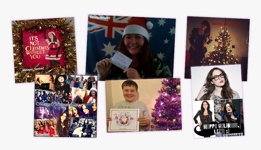 » 2012 Christmas Project » Liz Gillies Online « - Elizabeth Gillies Boyfriend, HD Png Download