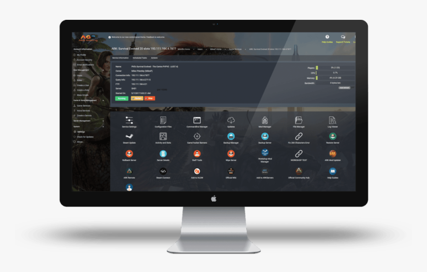 Ags Hosting Cpanel - Computer Monitor, HD Png Download