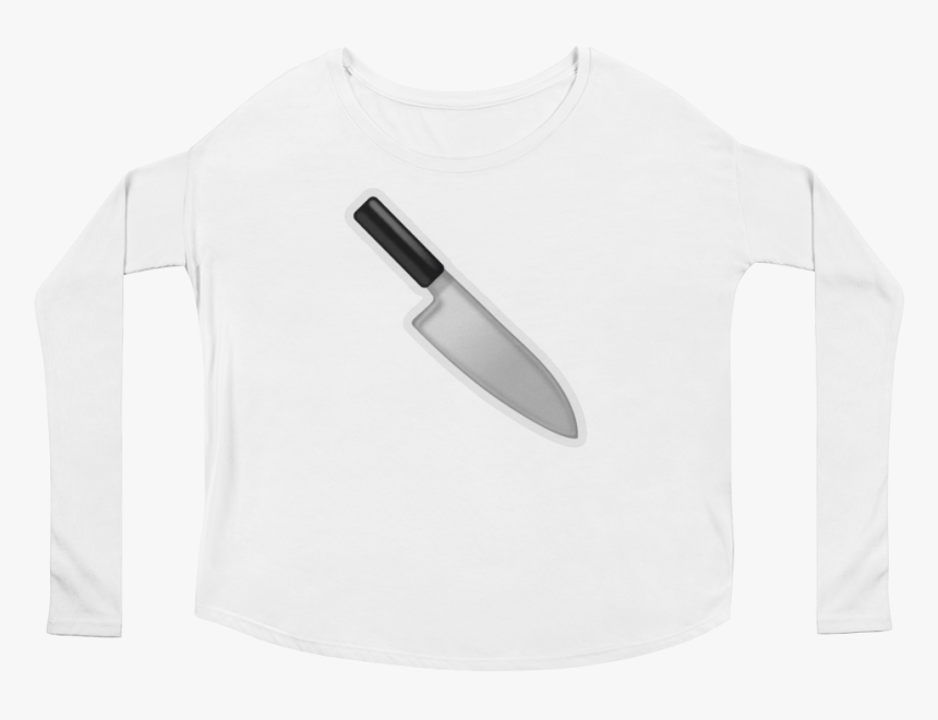 Women S Emoji Long Sleeve T-shirt - Long-sleeved T-shirt, HD Png Download