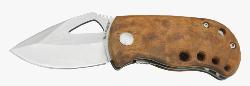 Maple Burl Fat Boy - Utility Knife, HD Png Download