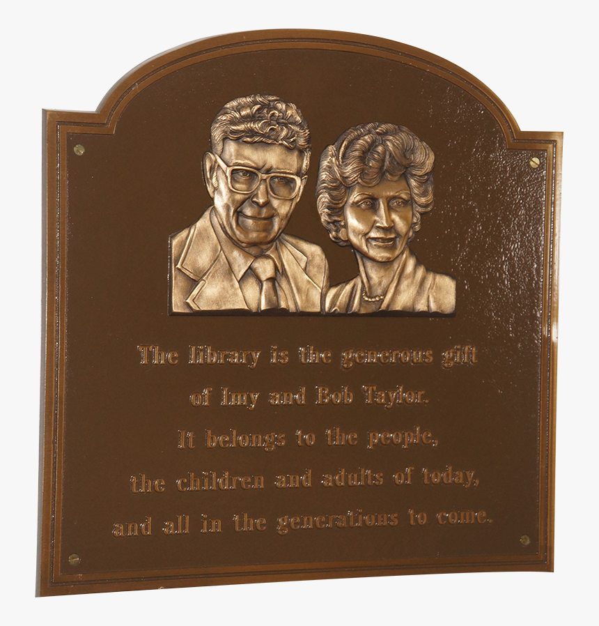 Daleville Community Library Founders - Commemorative Plaque, HD Png Download