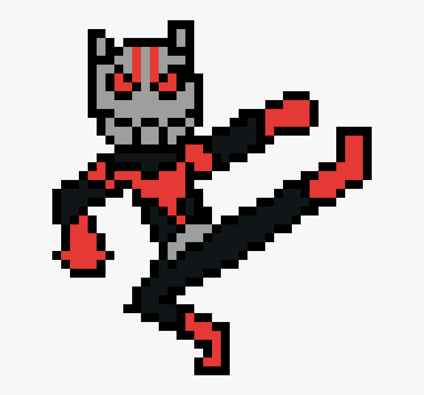 Pixel Art Ant Man Png Transparent, Png Download