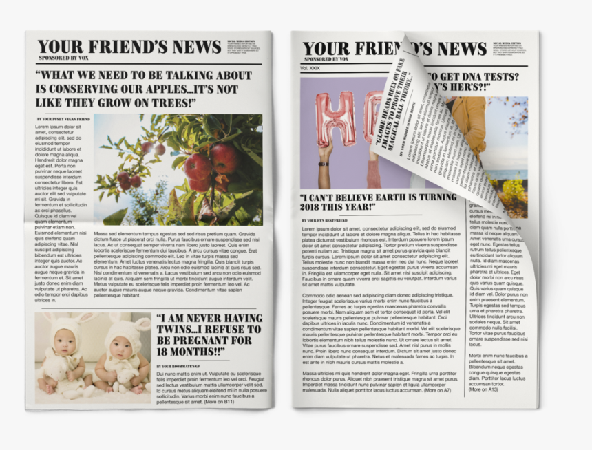 Newspaper - Flyer, HD Png Download