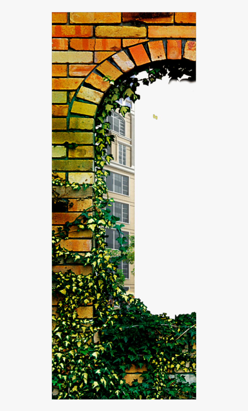 #ftestickers #wall #arch #building #windows - Brick Door Png, Transparent Png