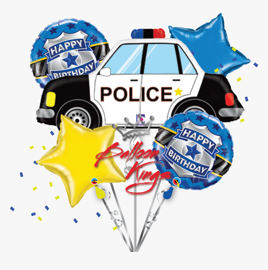 Police Car Bouquet, HD Png Download
