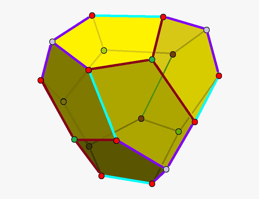 Tetragonal Pentagonal Dodecahedron - Many Sides Does A Dodecahedron Have, HD Png Download